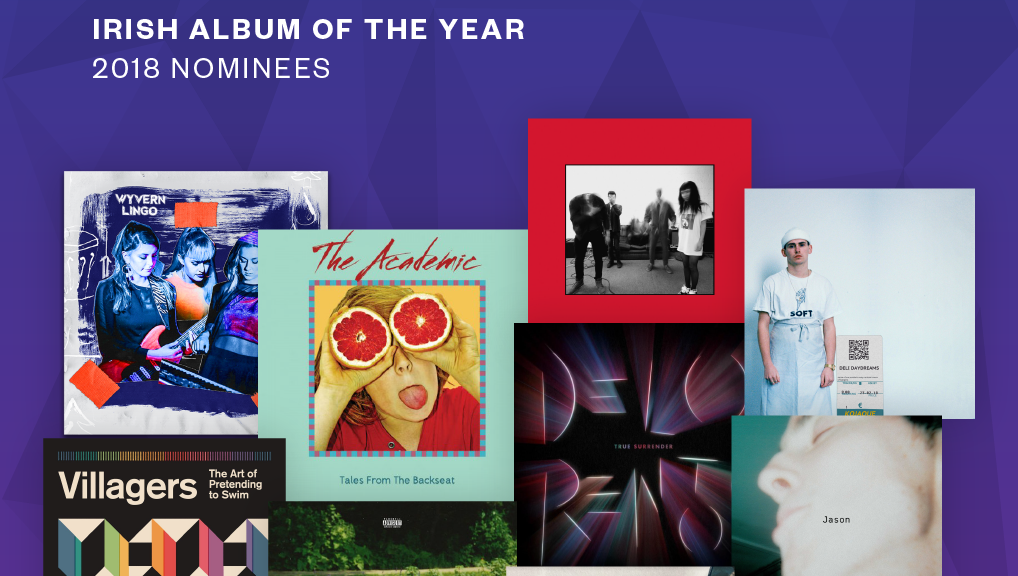 RTÉ Choice Music Prize 2018 album covers.